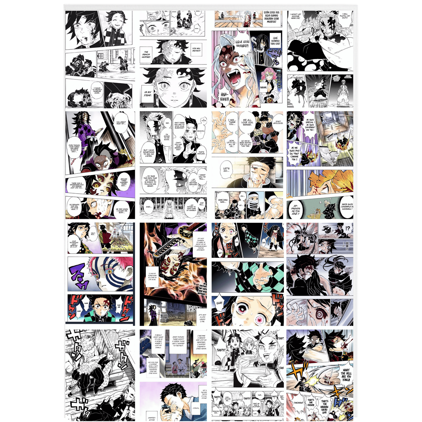 πΌοΈ Demon Slayer Coloured Manga Poster (24 x 36 inches)