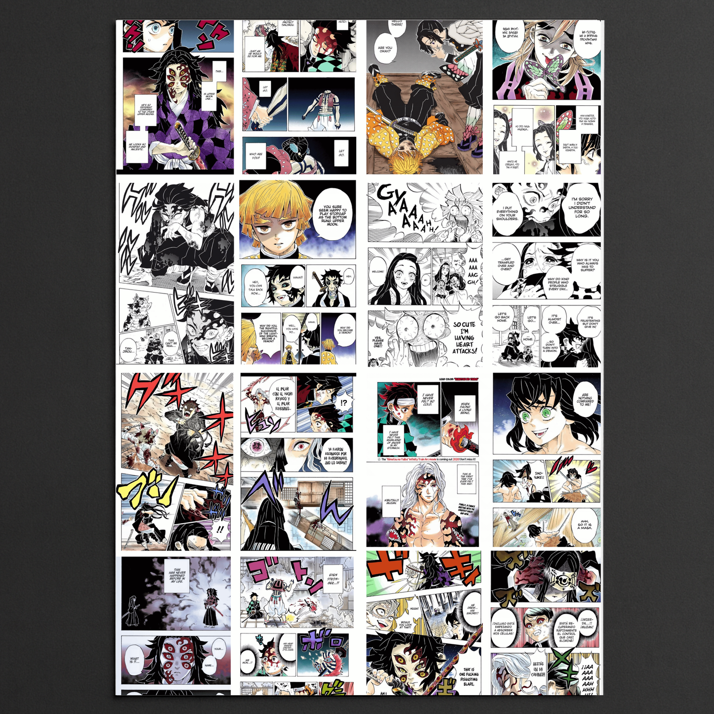 πΌοΈ Demon Slayer Coloured Manga Poster (24 x 36 inches)