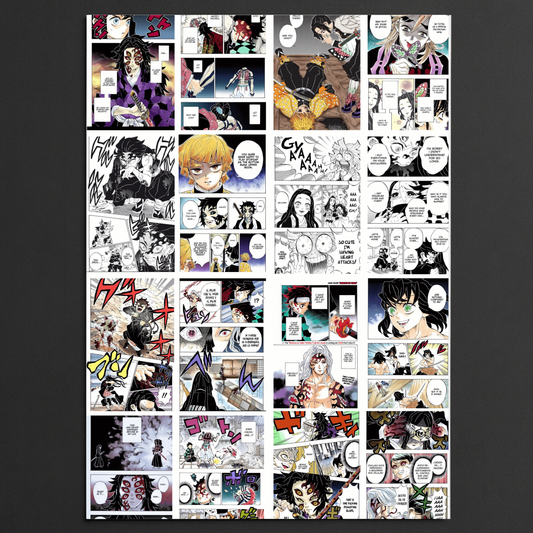 🖼️ Demon Slayer Coloured Manga Poster (24 x 36 inches)