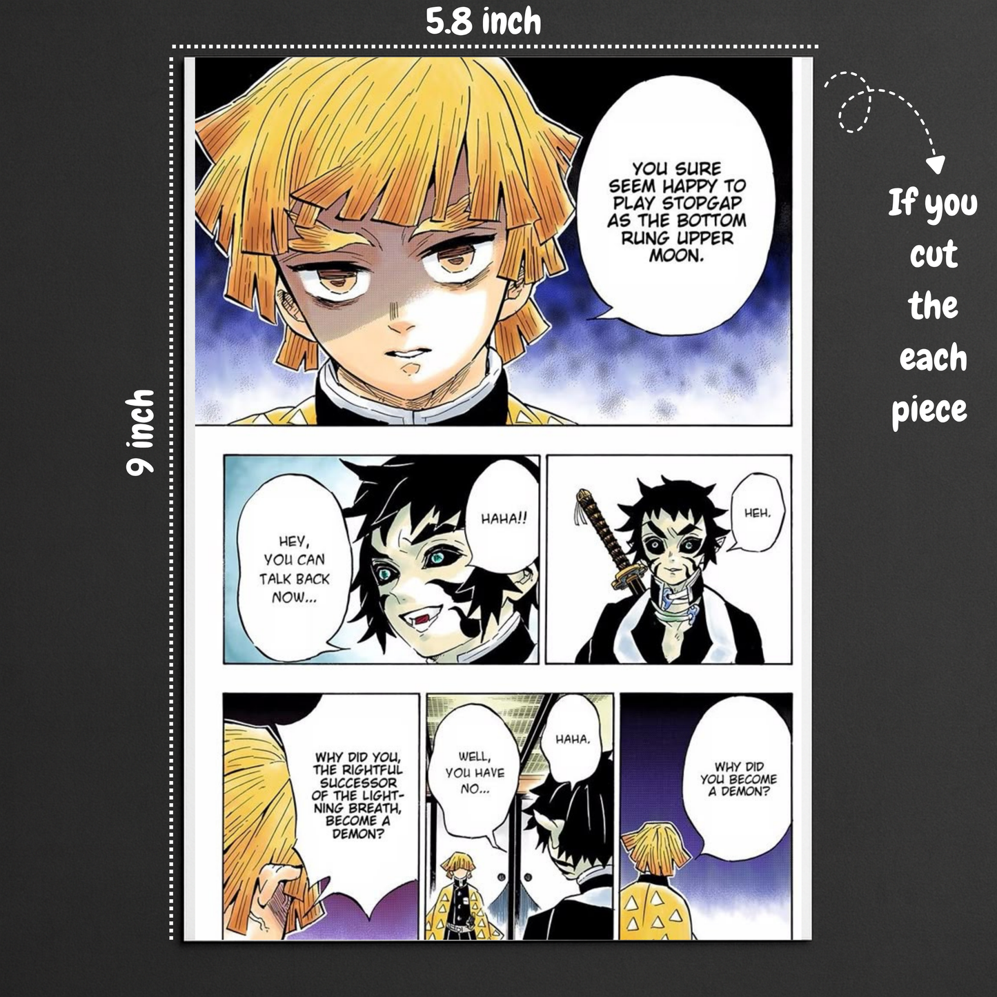 πΌοΈ Demon Slayer Coloured Manga Poster (24 x 36 inches)