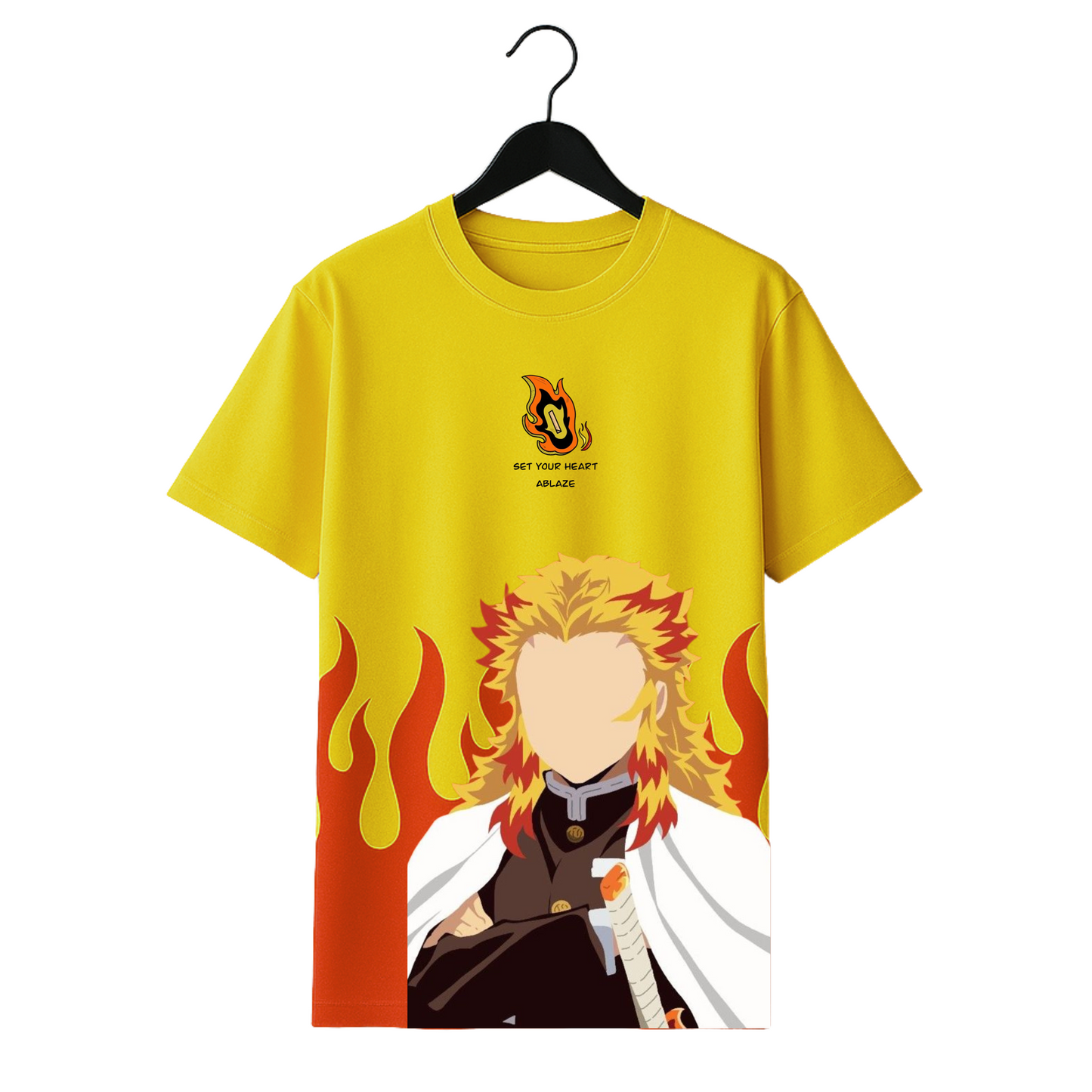 Rengoku 🔥 Flame-Inspired Streetwear Tee