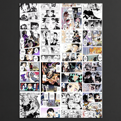 🖼️ Demon Slayer Coloured Manga Poster (24 x 36 inches)